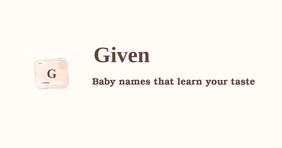 I built a no-stress baby-name picker app